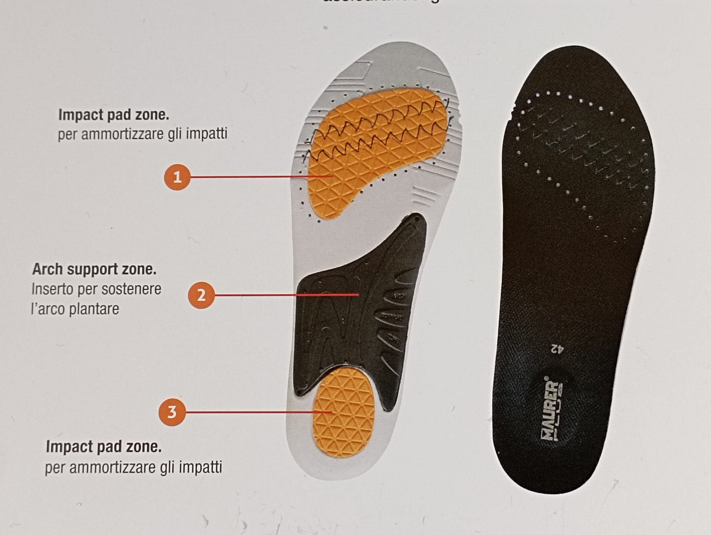 Solette Comode Anatomiche Per Scarpe Maurer Plus