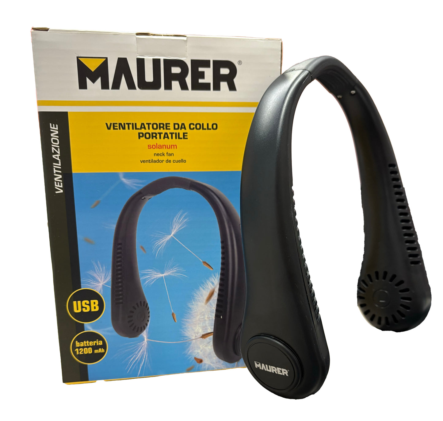 Ventilatore Da Collo Portatile Maurer 1800mAh
