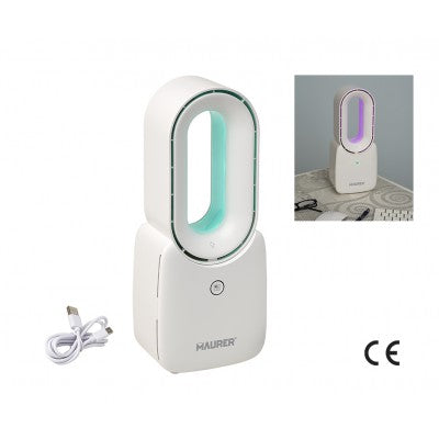 Ventilatore Senza Pale Da Tavolo A Batteria "Lilium" Maurer