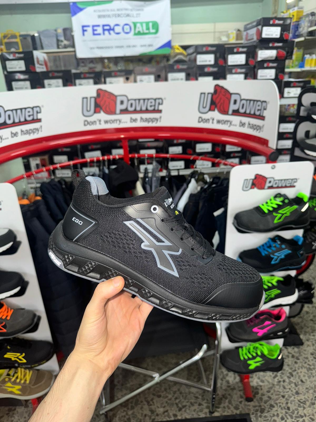 U-Power Gordon OB E FO SR Scarpe da Lavoro Senza Puntale