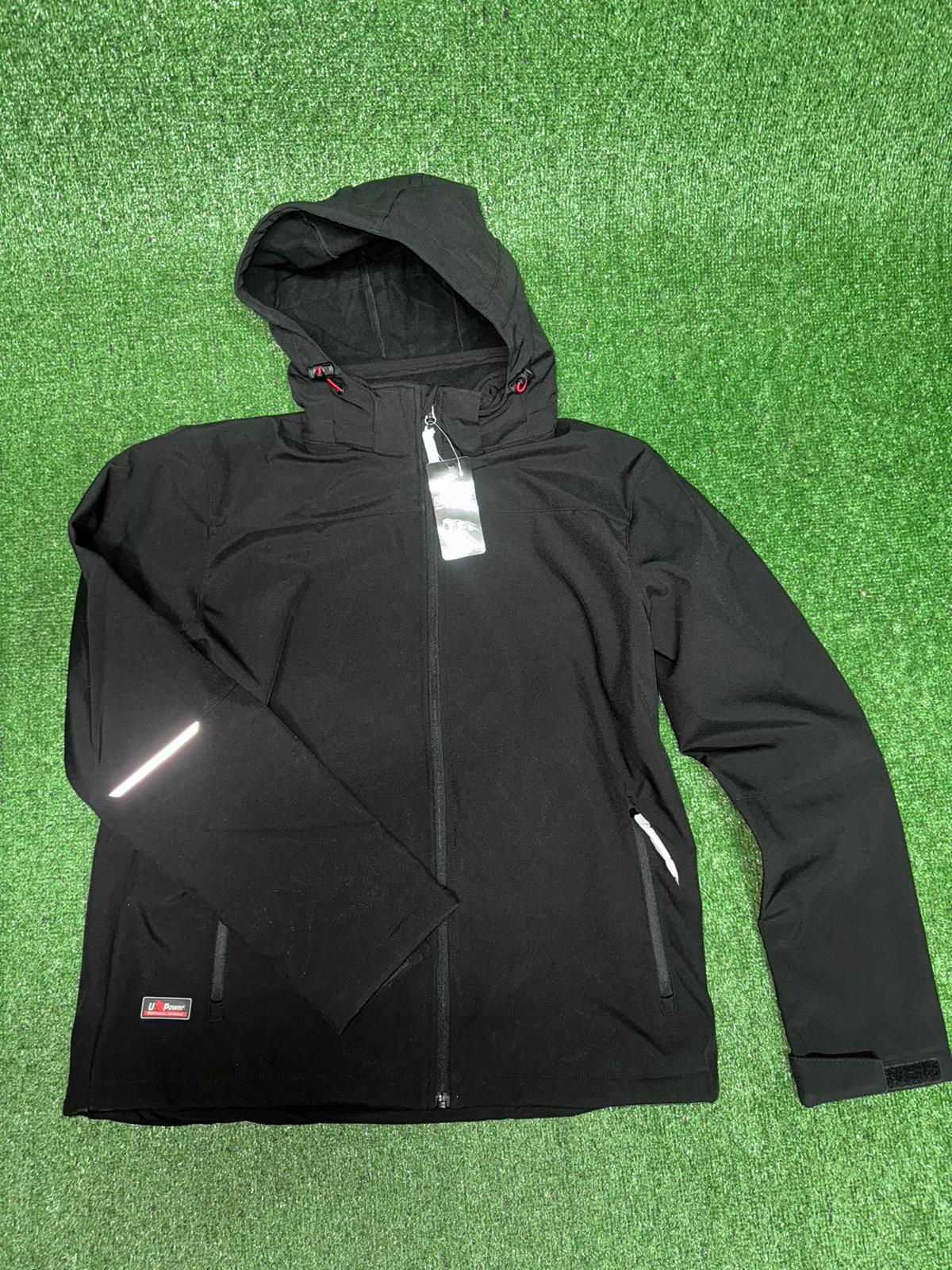 Giacca U-Power Da Lavoro Invernale Impermeabile "Kyra" Nero/Blu