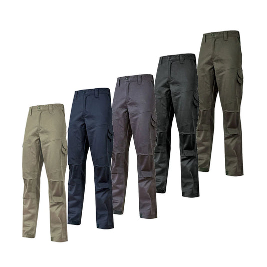 Pantalone Da Lavoro U-Power "Guapo" Blu/Verde Scuro/Nero