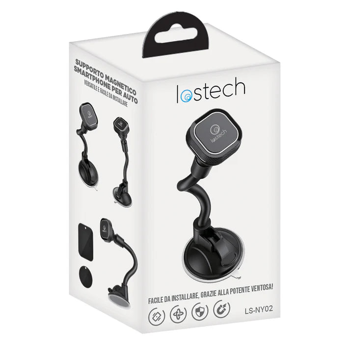 Supporto Smartphone Automobile A Ventosa Lostech