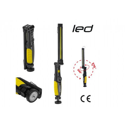 Torcia Led Girevole Ricaricabile Maurer