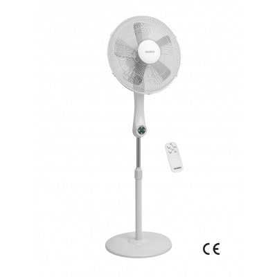 Ventilatore A Piantana Con Telecomando "Caprifoglio" 55W Maurer